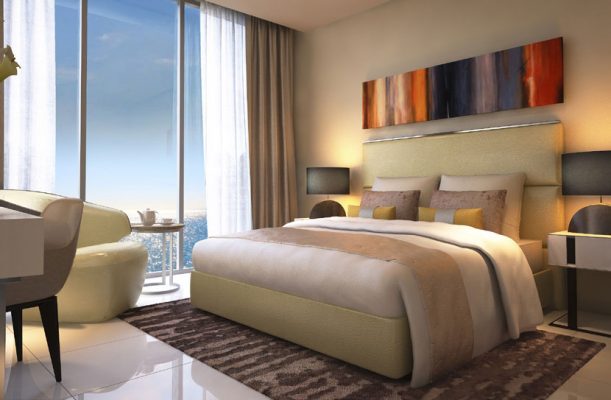 شقة 2 غرفة نوم بمساحة 114 م2 في برج داماك سي فيوز من داماك العقارية في قطر