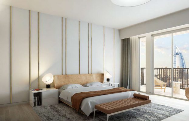 شقة 1 غرفة نوم بمساحة 71.01م2 في مشروع اصايل مدينة جميرا ليفينج من شركة دبي القابضة