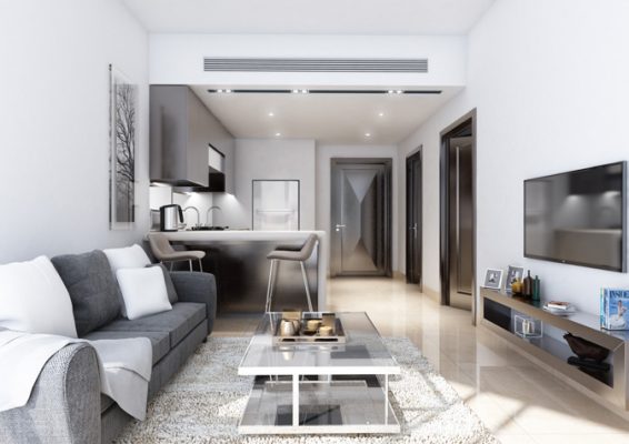 شقة 1 غرفة نوم بمساحة 55 م2 في مشروع فالكون سيتي اوف وندرز في دبي